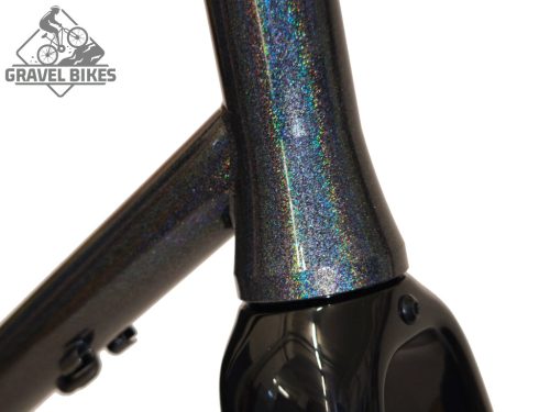 JB-SB4 2x húzott CroMoly gravel acélváz, ED bevonat - kaméleon fényes