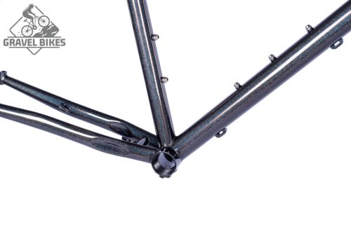 JB-SB4 2x húzott CroMoly gravel acélváz, ED bevonat - kaméleon fényes