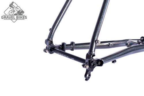 JB-SB4 2x húzott CroMoly gravel acélváz, ED bevonat - kaméleon fényes