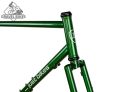 JB-SB6 2x húzott CroMoly gravel full acélváz, ED bevonat - fényes zöld