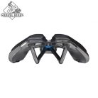 Selle Italia nyereg X-LR AIR CROSS TM SUPERFLOW L3 vagy S3 méret, mangán pálca, fekete
