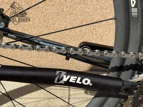 SB4 gravel kerékpár, acélváz, karbon villa, Shimano GRX 2x11s - 53 cm (fényes kaméleon)