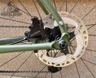 JB-SB4 2x húzott CroMoly gravel acélváz, ED bevonat - matt olíva zöld