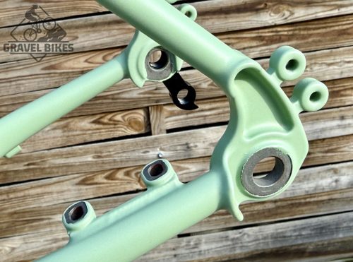 Eddy Merckx Pévèle ST.  gravel acélváz+karbon villa - matt pasztell zöld