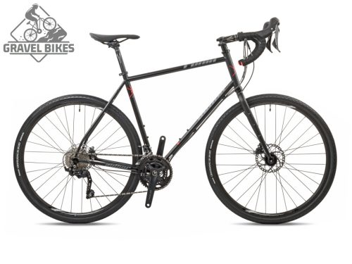 Author RONIN gravel mattfekete triple-butted CROMO vázzal nagyoknak - 56 cm