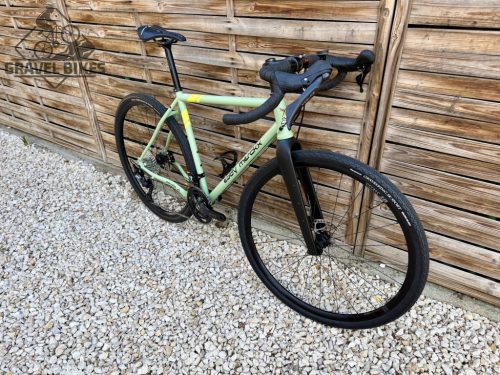 Eddy Merckx PÉVÉLE ST gravel - GRX 2x12s - zöld matt "M" - DT SWISS  kerékszett