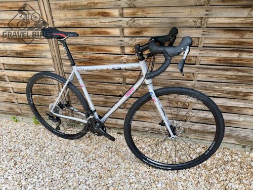 DEEPSPACE CroMo acélvázas gravel kerékpár, GRX 2x10s - 54 cm