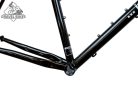 JB-SB4 2x húzott CroMoly gravel acélváz, ED bevonat - fekete fényes