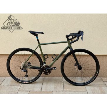   SB4 acélvázas +karbon villa, GRX 810 2x11s, Shimano+DTSWISS kerék - 53 cm (matt oliva)