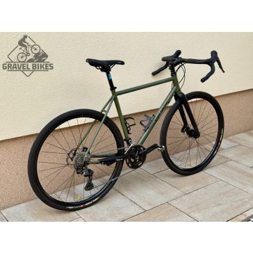   SB4 acélvázas +karbon villa, GRX 810 2x11s, Shimano+DTSWISS kerék - 53 cm (matt oliva)