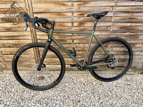SB4 acélvázas +karbon villa, GRX 810 1x11s, MAVIC Allroad kerék - 53 cm (matt oliva)