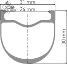 DT Swiss GRC 1400 DICUT® 30 28" tárcsa Shimano HG karbon kerékszett