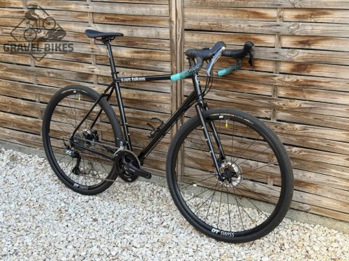 SB6 full acélvázas bikepacking gravel - GRX 810 2x11s, DT SWISS ER1600 kerék - 55 cm (fényes fekete)