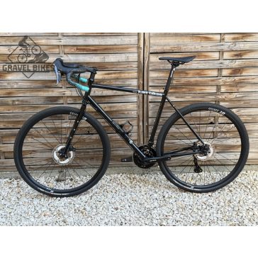   SB6 full acélvázas bikepacking gravel - GRX 810 2x11s, MAVIC kerék - 55 cm (fényes fekete)