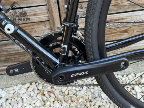 SB6 full acélvázas bikepacking gravel - GRX 810 2x11s, DT SWISS ER1600 kerék - 55 cm (fényes fekete)