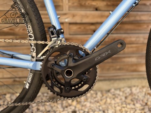 SB6 full acélvázas bikepacking gravel - Shimano GRX 600 2x11 s - (fényes égkék)