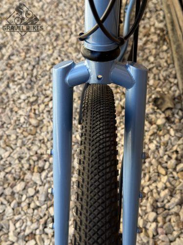SB6 full acélvázas bikepacking gravel - Shimano GRX 600 2x11 s - (fényes égkék)