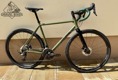 SB4 acélvázas gravel - Shimano GRX 810 2x11 s - 53 cm (matt oliva)