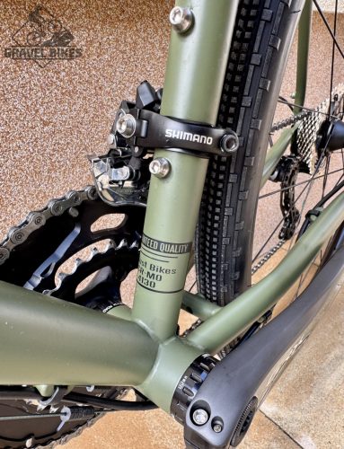 SB4 acélvázas gravel - Shimano GRX 810 2x11 s - 53 cm (matt oliva)