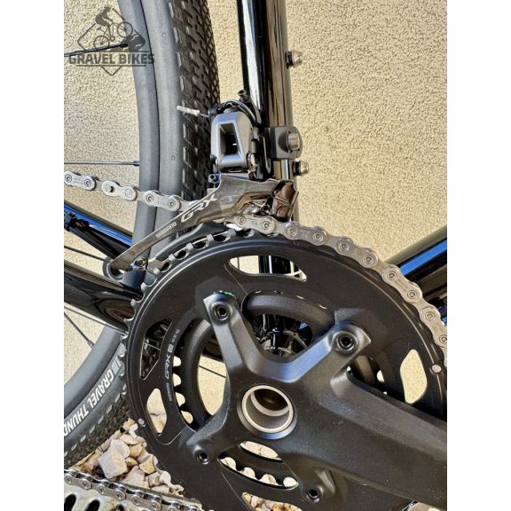 SB4 acélvázas gravel - Shimano GRX 610 2x12 s - 55 cm (fényes fekete) SB4 acélvázas gravel - Shimano GRX 610 2x12 s - 55 cm (fényes fekete)