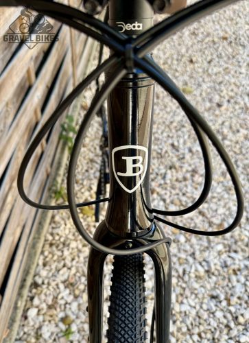 SB4 acélvázas gravel - Shimano GRX 610 2x12 s - 55 cm (fényes fekete)