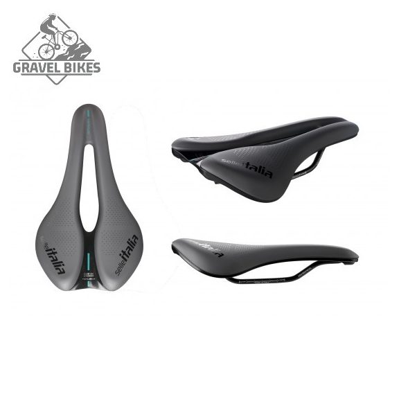 Selle Italia nyereg NOVUS BOOST EVO GRAVEL TM SUPERFLOW L3 145 mm méret, TM mangán ötvözet pálca,, SZÜRKE