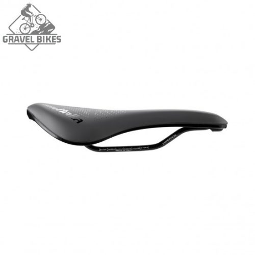 Selle Italia nyereg NOVUS BOOST EVO GRAVEL TM SUPERFLOW L3 145 mm méret, TM mangán ötvözet pálca,, SZÜRKE