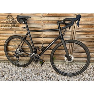   SB4 acélvázas gravel, karbon villa - Shimano GRX 610 2x11 s - 57 cm (fényes fekete)